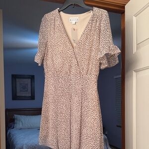 Love Riche Leopard Print Mini Dress